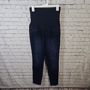 A glow over the belly maternity jeggings